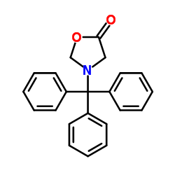 3-Trityl-1,3-oxazolidin-5-one Structure