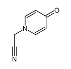 1(4H)-Pyridineacetonitrile,4-oxo-(9CI) structure