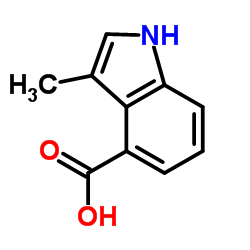 3-Methyl-1H-indole-4-carboxylic acid Structure