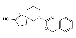 2-氧代-1,7-二氮杂螺[4.5]癸烷-7-羧酸苯基甲酯结构式