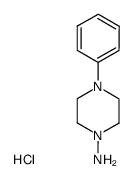 1-Amino-4-phenylpiperazine Dihydrochloride结构式