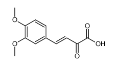 (E)-4-(3,4-dimethoxy phenyl)-2-oxobut-3-enoic acid Structure