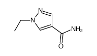 1-乙基-1H-吡唑-4-甲酰胺结构式