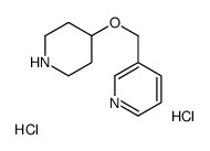 3-[(4-哌啶基氧基)甲基]吡啶盐酸盐结构式