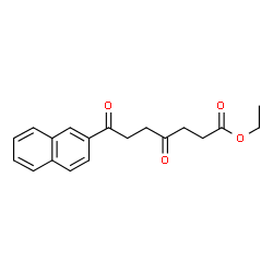 ETHYL7-(NAPHTHALEN-2-YL)-4,7-DIOXOHEPTANOATE结构式