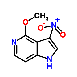 4-Methoxy-3-nitro-5-azaindole结构式