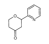 2-(pyridin-2-yl)dihydro-2H-pyran-4(3H)-one结构式