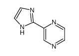 2-(1H-Imidazol-2-yl)pyrazine Structure