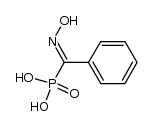 (E)-α-hydroxyiminobenzylphosphonic acid结构式