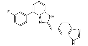 N-(3H-benzimidazol-5-yl)-8-(3-fluorophenyl)-[1,2,4]triazolo[1,5-a]pyridin-2-amine Structure