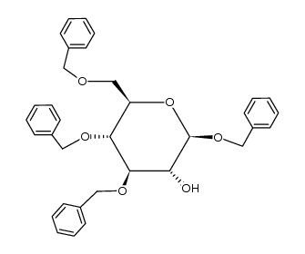 benzyl 3,4,6-tetra-O-benzyl-β-G-glucopyranoside Structure
