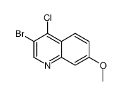 3-Bromo-4-chloro-7-methoxyquinoline Structure