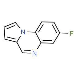 7-FLUORO-PYRROLO[1,2-A]QUINOXALINE结构式