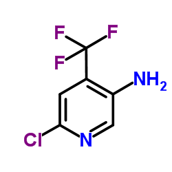 6-chloro-4-(trifluoromethyl)pyridin-3-amine structure