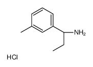 (1S)-1-(3-methylphenyl)propan-1-amine,hydrochloride Structure