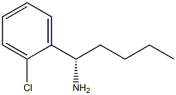 (1S)-1-(2-CHLOROPHENYL)PENTYLAMINE结构式
