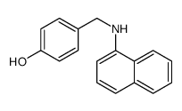 4-[(naphthalen-1-ylamino)methyl]phenol Structure