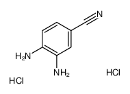 3,4-Diaminobenzonitrile dihydrochloride结构式
