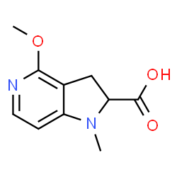 4-METHOXY-1-METHYL-2,3-DIHYDRO-1H-PYRROLO[3,2-C]PYRIDINE-2-CARBOXYLICACID picture