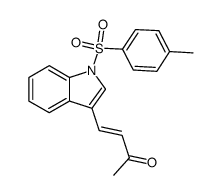 3-(N-tosylindolylidene)acetone Structure