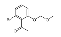 1-[2-bromo-6-(methoxymethoxy)phenyl]ethanone结构式