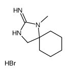 1-methyl-1,3-diazaspiro[4.5]dec-2-en-2-amine,hydrobromide结构式
