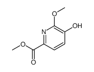 5-羟基-6-甲氧基吡啶-2-羧酸甲酯结构式