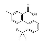 5-methyl-2-[2-(trifluoromethyl)phenyl]benzoic acid Structure