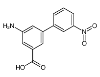 3-amino-5-(3-nitrophenyl)benzoic acid Structure