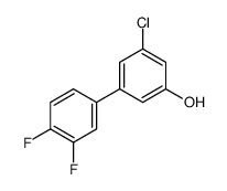 3-chloro-5-(3,4-difluorophenyl)phenol结构式