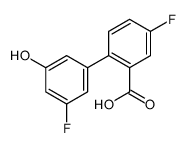 5-fluoro-2-(3-fluoro-5-hydroxyphenyl)benzoic acid结构式