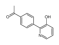 1-[4-(3-hydroxypyridin-2-yl)phenyl]ethanone结构式