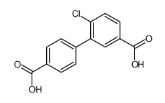 3-(4-carboxyphenyl)-4-chlorobenzoic acid Structure