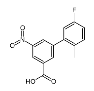 3-(5-fluoro-2-methylphenyl)-5-nitrobenzoic acid结构式