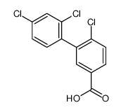 4-chloro-3-(2,4-dichlorophenyl)benzoic acid结构式