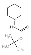 tert-Butyl piperidin-1-ylcarbamate structure