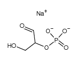 rac-Glycerinaldehyd-2-phosphat Natriumsalz结构式