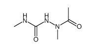 1-Acetyl-1,4-dimethyl-semicarbazid Structure