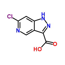6-Chloro-1H-pyrazolo[4,3-c]pyridine-3-carboxylic acid Structure