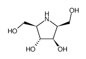 2,5-Anhydro-2,5-imino-D-glucitol结构式