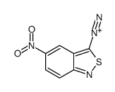 5-nitro-2,1-benzothiazole-3-diazonium结构式