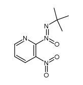 (Z)-2-(tert-butyl)-1-(3-nitropyridin-2-yl)diazene oxide structure