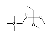 1,1-dimethoxypropylsilylmethyl(trimethyl)silane结构式