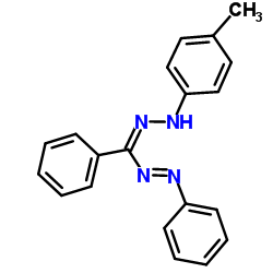 3,5-DIPHENYL-1-(P-TOLYL)FORMAZAN structure