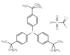 Tris(4-tert-butylphenyl)sulfoniumtrifluoromethanesulfonate picture