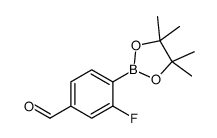 2-fluoro-4-formylphenylboronic acidpinacol ester structure