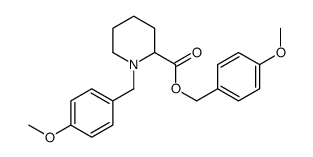 1-(4-Methoxy-benzyl)-piperidine-2-carboxylic acid 4-Methoxy-benzyl ester structure