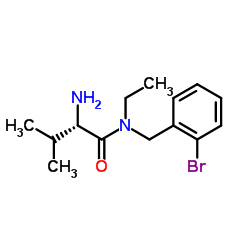 N-(2-Bromobenzyl)-N-ethyl-L-valinamide结构式
