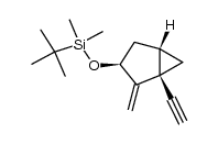 tert-butyl(((1S,3S,5S)-1-ethynyl-2-methylenebicyclo[3.1.0]hexan-3-yl)oxy)dimethylsilane结构式