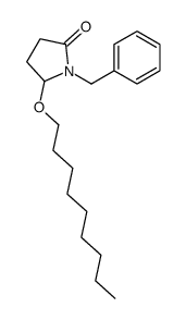 1-benzyl-5-nonoxypyrrolidin-2-one结构式